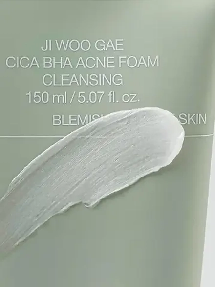 Celimax Очищающая пенка с BHA-кислотой и центеллой азиатской Ji Woo Gae Cica BHA Acne Foam Cleansing 150 мл