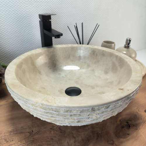 Раковина из мрамора Bowl Cream Marmo BM-62852 45*45*15 97