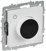 BRITE Термостат электронный с индикацией ТС10-1-БрАБ арктический белый IEK