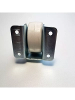 Опора колесная для мебели с резиновым колесом D42 мм, 2 шт