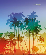 Тетрадь А5 48л. клет. офсет №2 "Закат" (Апплика)