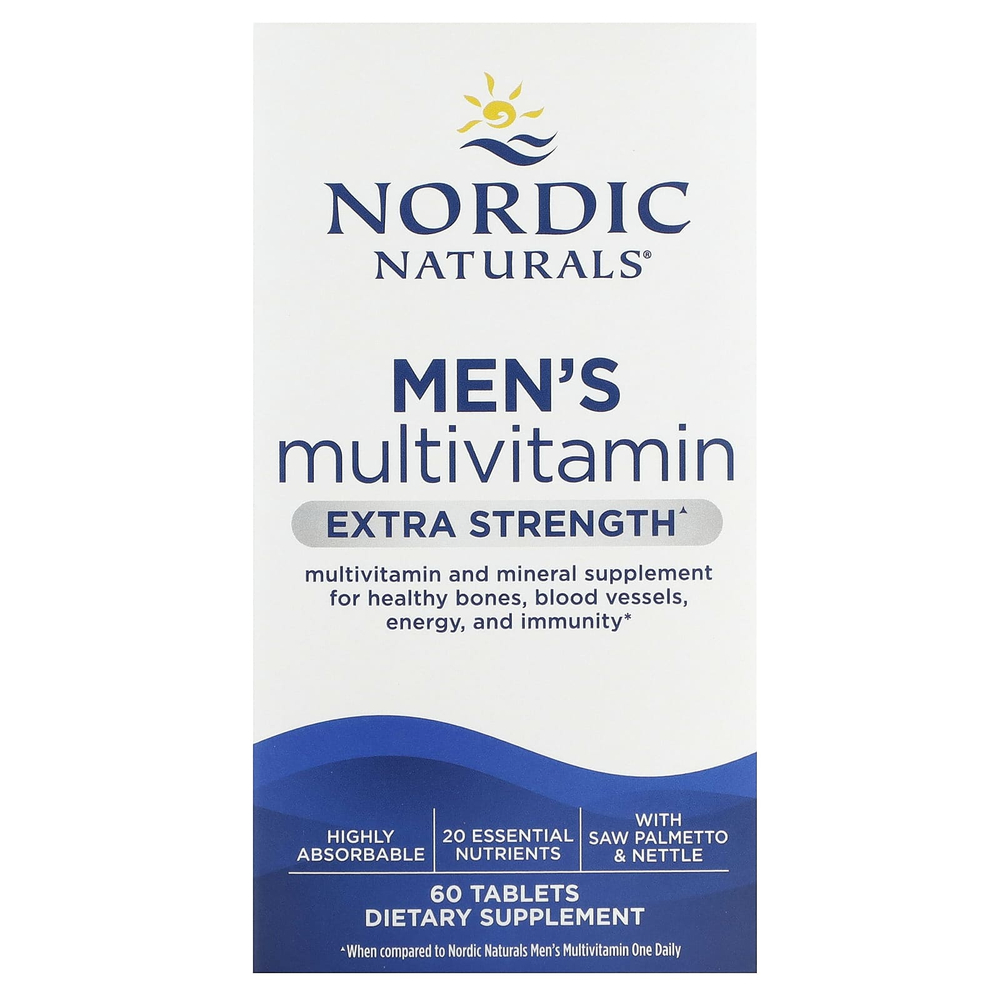 Nordic Naturals, мультивитамины для мужчин, 60 таблеток