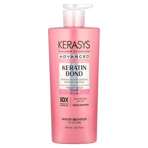 Kerasys, Advanced, Keratin Bond Treatment, Volume, 600 мл (20,2 жидк. Унции)