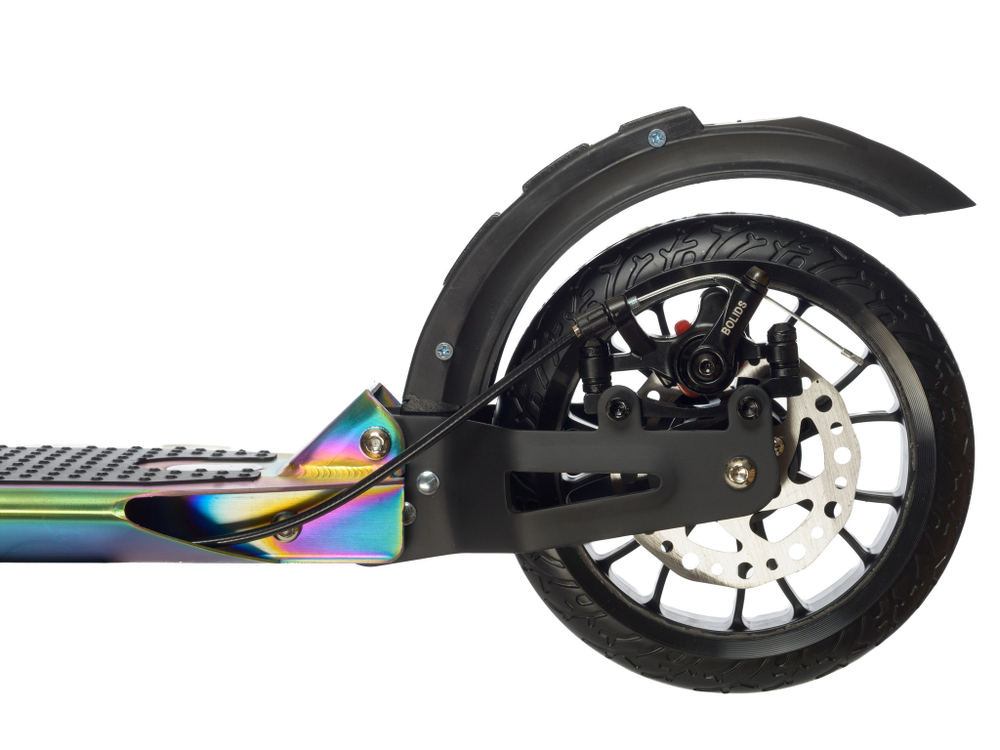 Самокат Urban Scooter Disc Benzin Pro, (2024), с дисковым тормозом, складной, городской, двухколесный