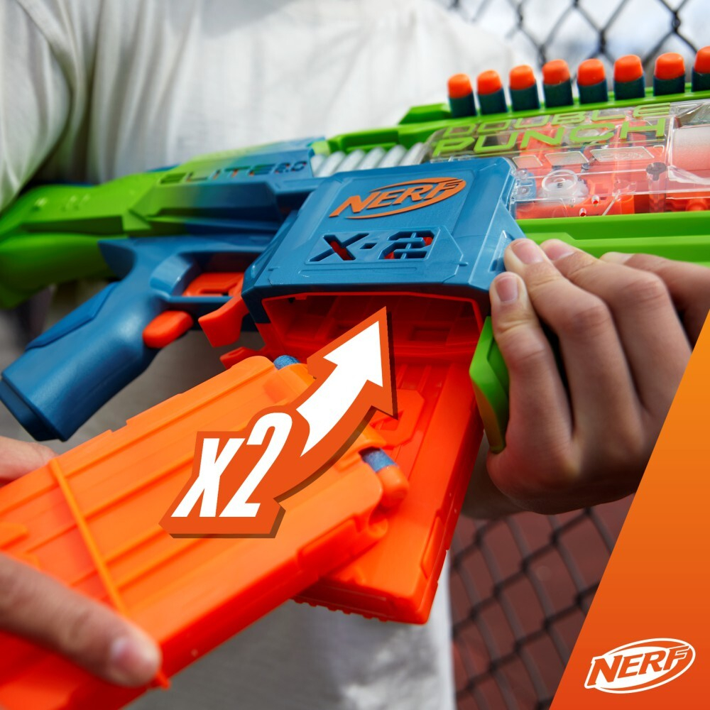 Hasbro Nerf Elite - Пусковая установка "Двойной удар" + стрелы F6363 / артикул   F6363  / GTIN 5010996137319