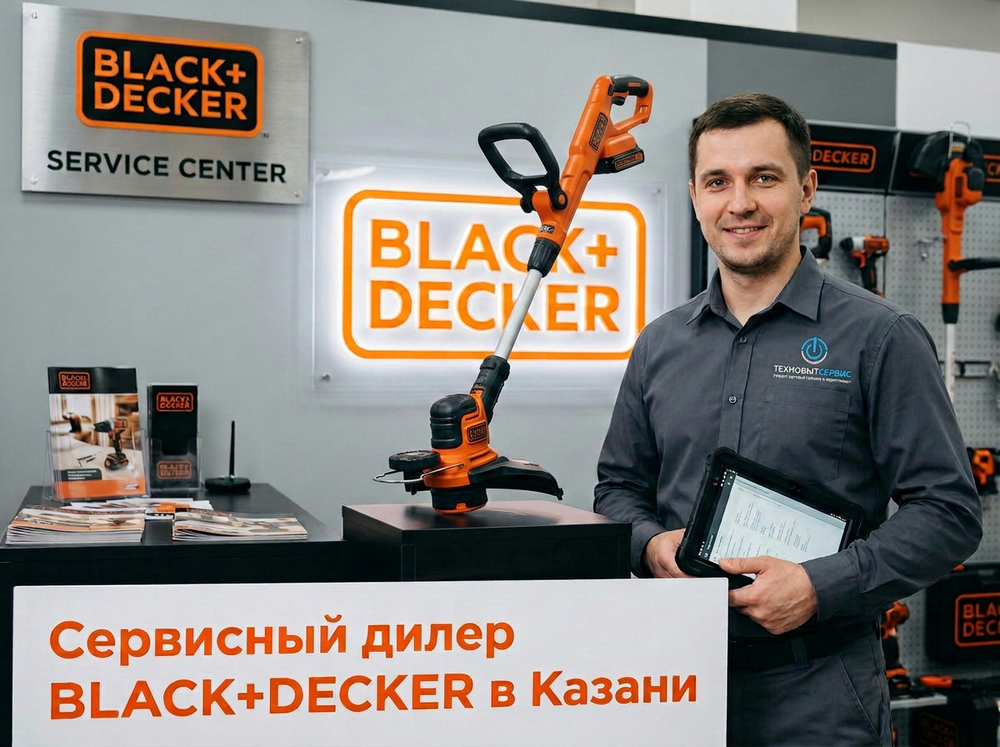 Ремонт триммера Black+Decker в Казани