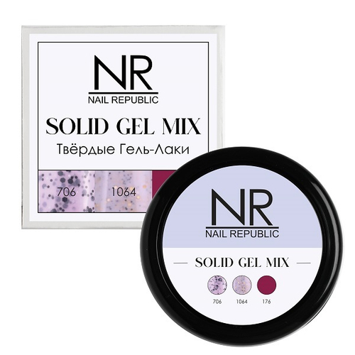 Nail Republic Solid gel mix Palette 06, 15 гр