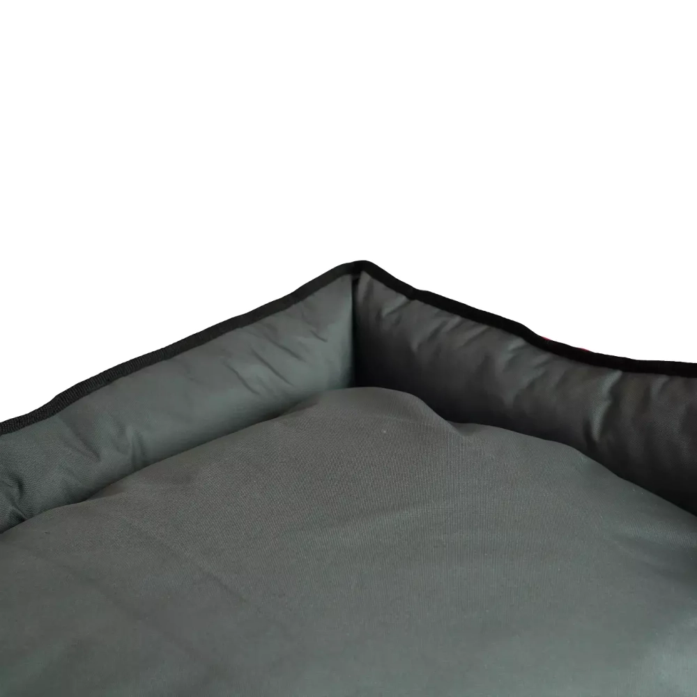 Лежак для небольшой собаки размер M антивандальный грязе-водостойкий серо-зеленый Lapalandia