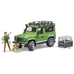 Внедорожник  Land Rover Defender с фигуркой и собакой