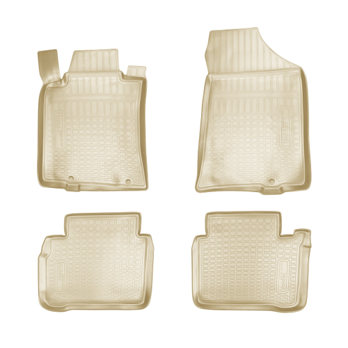 Ковры в салон Norplast/Unidec для Nissan Teana в кузове J33 (2014-)Полиуретан,Бежевый, арт.NPA10-C61-712-B