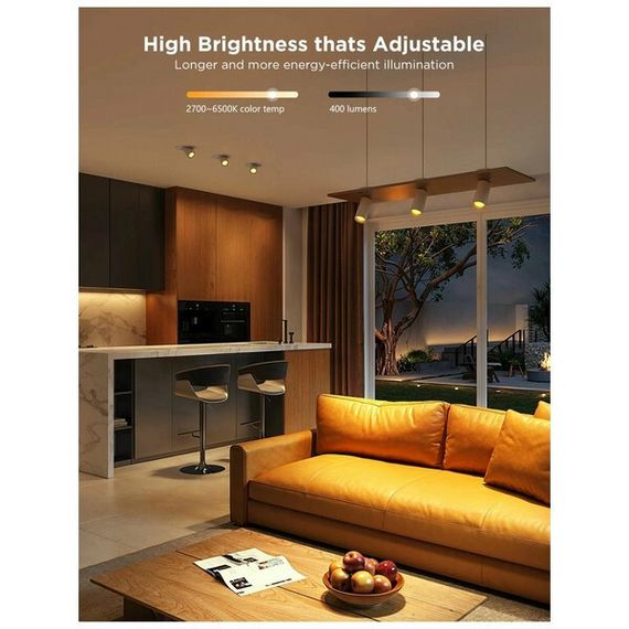 Комплект умных светодиодных ламп Govee GU10 Bulb RGBWW Wifi+Bluetooth 400 Lm (2 шт.) B600D3C1