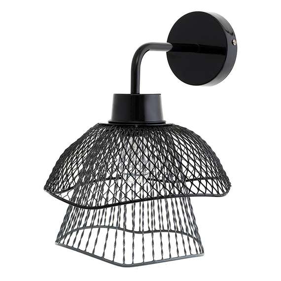 Светильник настенный vinger, 25х30х33 см, черный