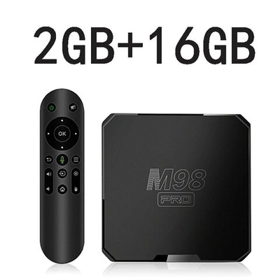 Приставка Смарт-ТВ M98Pro ATV HD 4K, Android 11,1, 2 + 16 Гб, m98pro atv 2gb16gb , Европейская