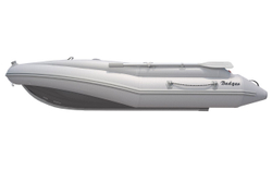 Надувная ПВХ-лодка BADGER Air Line 420S с штормовым бортом, Серый