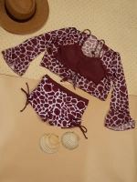 купальник раздельный 3 в 1 с шортами и топ парео