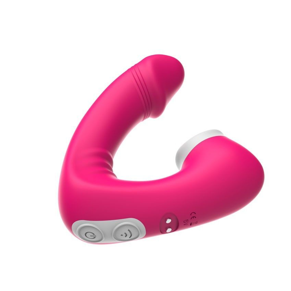 Вибромассажёр I-MOON MY-508 с клиторальной стимуляцией, 11 см