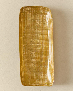 ZARA HOME СЕРВИРОВОЧНОЕ БЛЮДО ПРЯМОУГОЛЬНОЙ ФОРМЫ, ЗОЛОТОЙ