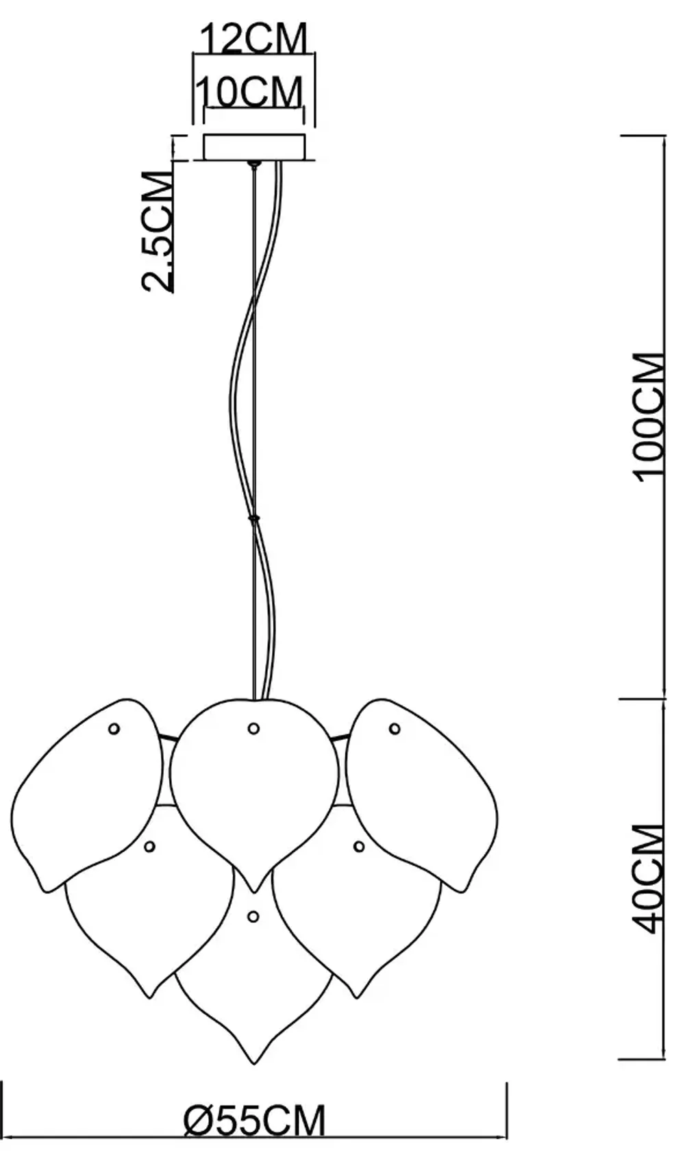 Подвесная люстра Arte Lamp