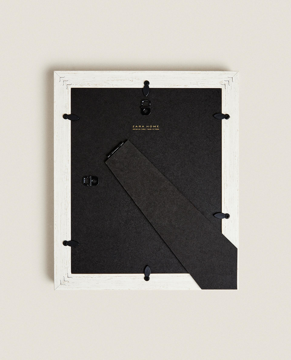 Zara Home Фоторамка из стекла, цвет белый, 19 см · 7367/045