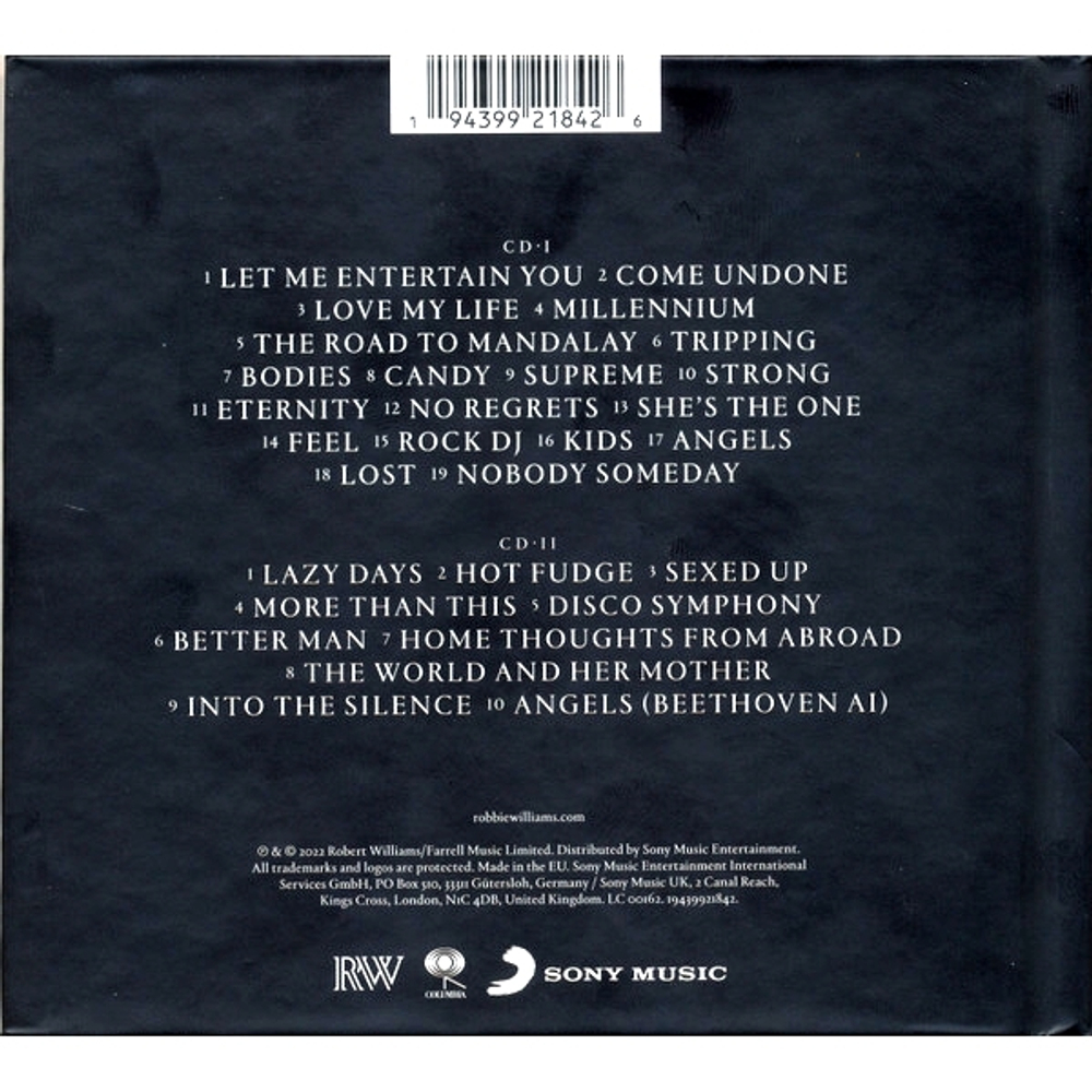 Robbie Williams / XXV (Deluxe Edition)(2CD)