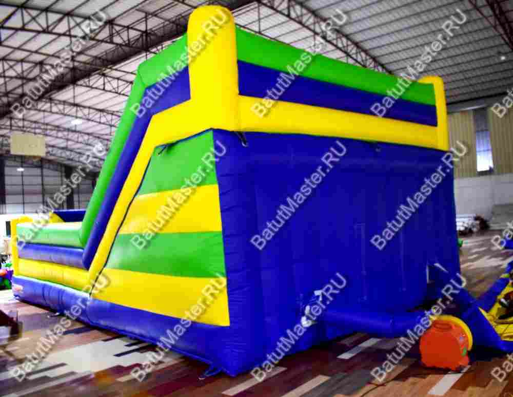 Надувная полоса препятствий "Веселые старты 2" 9*5,5*3,5