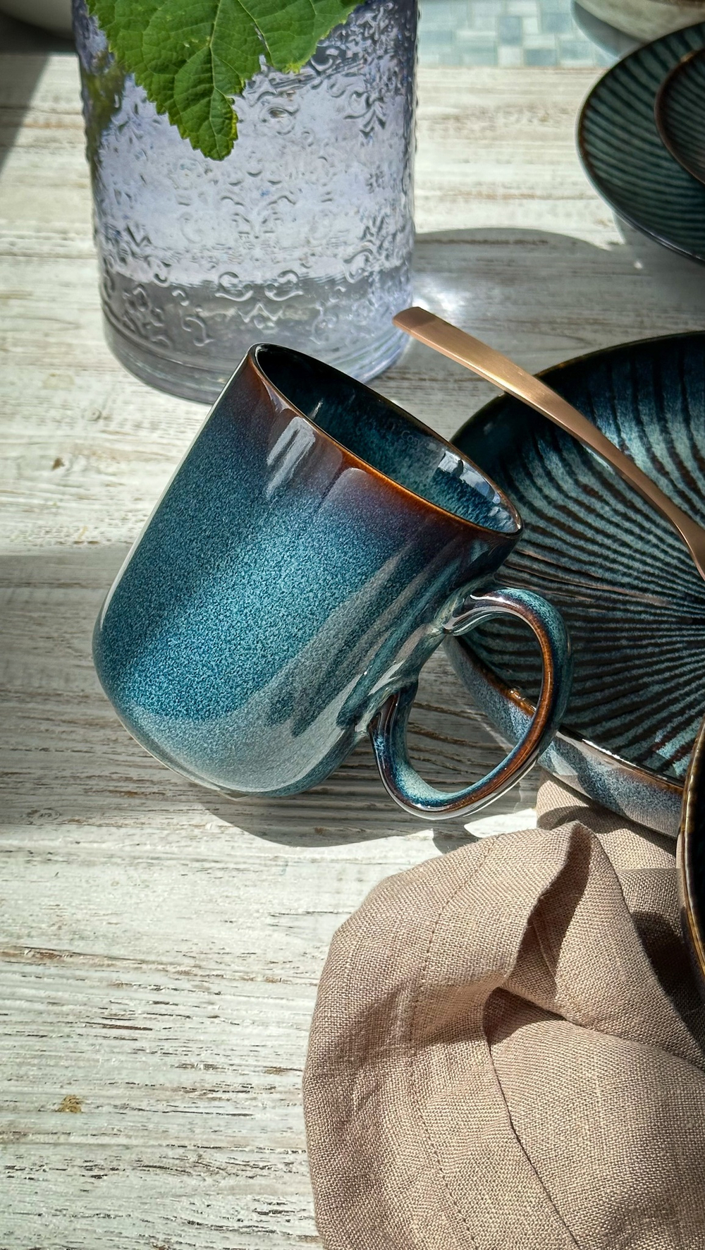 Кружка 390 мл, d 8,7 см h 10,6 см, ATLANTIS