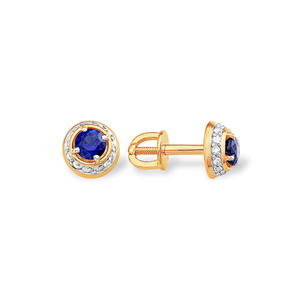 Серьги из золота 585 пробы