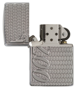 Зажигалка Zippo James Bond, прочный корпус Armor с покрытием High Polish Chrome, латунь/сталь