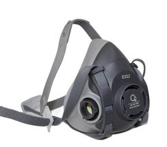 Полумаска О2 8303 силикон, многоразовая