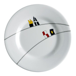 Тарелка небьющаяся десертная нескользящая "Regata", 20 см, 6 шт (10254484)