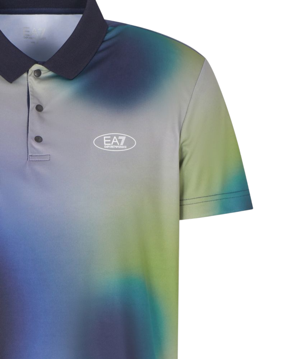 Мужское теннисное поло EA7 Tennis Pro - multicolor circle