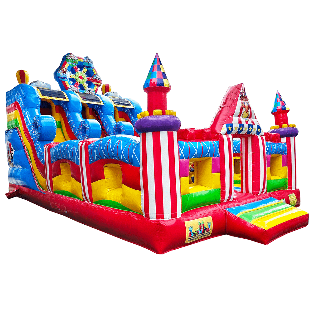 Коммерческий надувной батут "Парк развлечений" 9*5*5,5 м