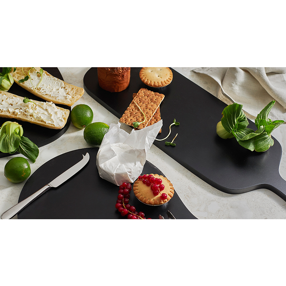 Доска сервировочная rubris, 23х70 см, черная