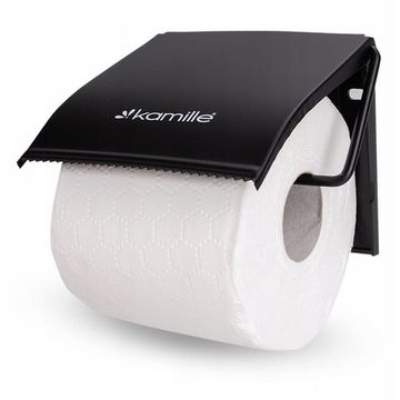 Бумагодержатель универсальный с крышкой Kamille KM 8819B