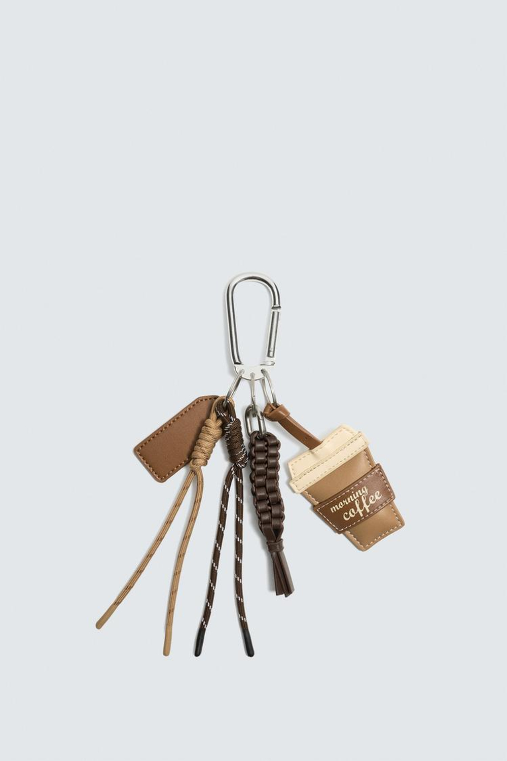 ZARA БРЕЛОК С НЕСКОЛЬКИМИ ПОДВЕСКАМИ, КОРИЧНЕВЫЙ