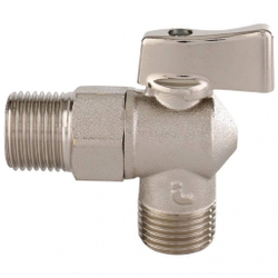 Кран шаровой угловой для стиральных машин, 1/2х1/2, Itap 391