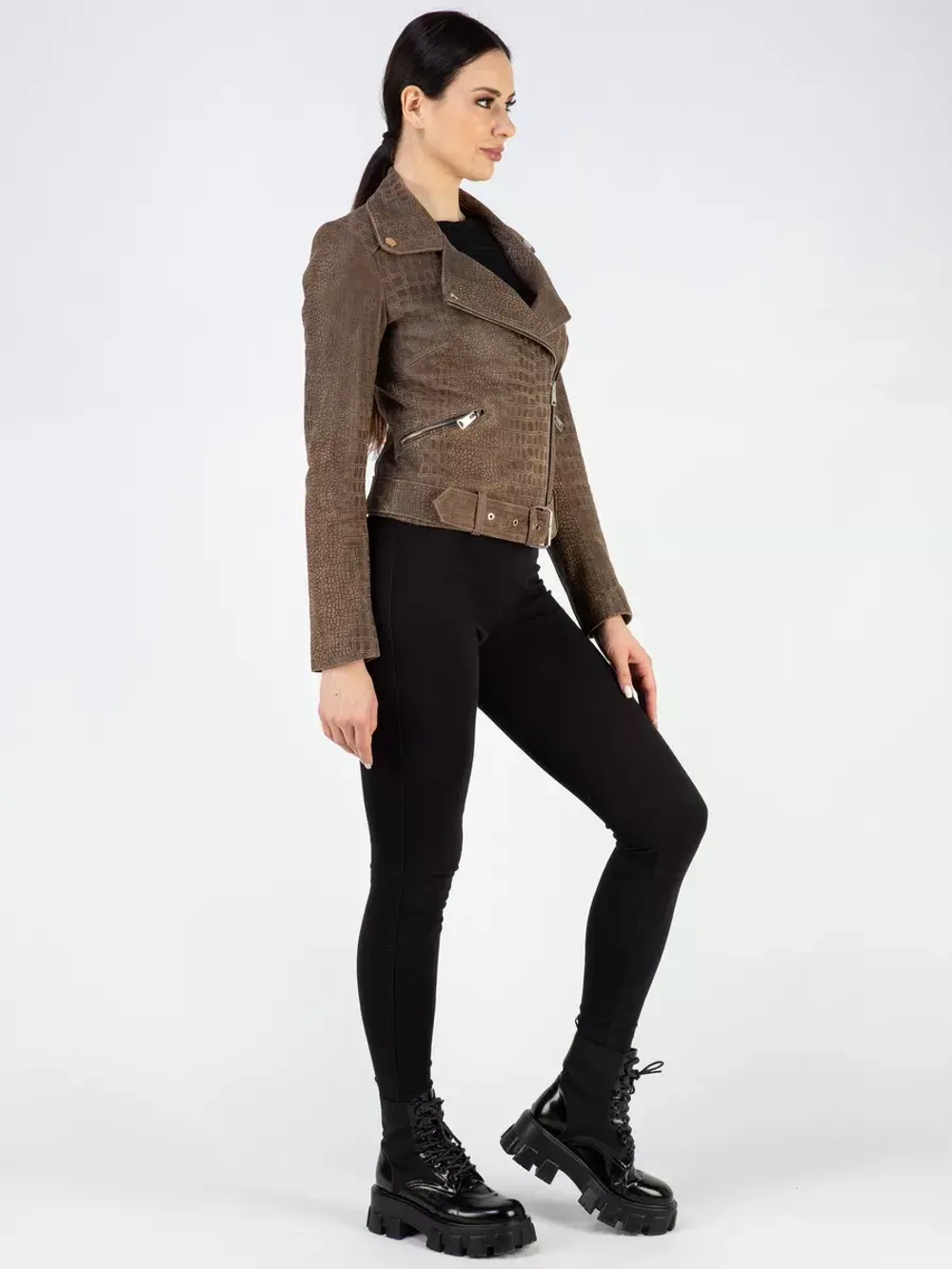 Куртка кожаная натуральная косуха