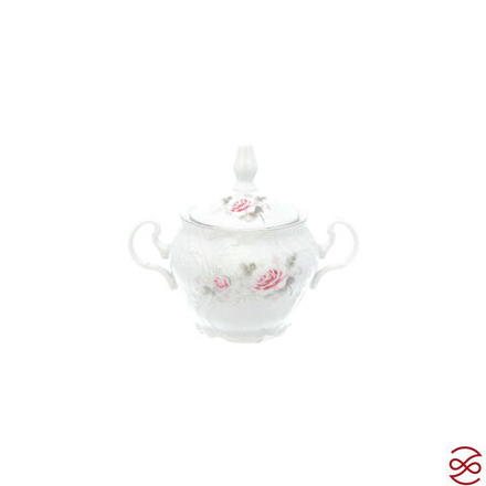 Сахарница Bernadotte Серая роза платина 300мл