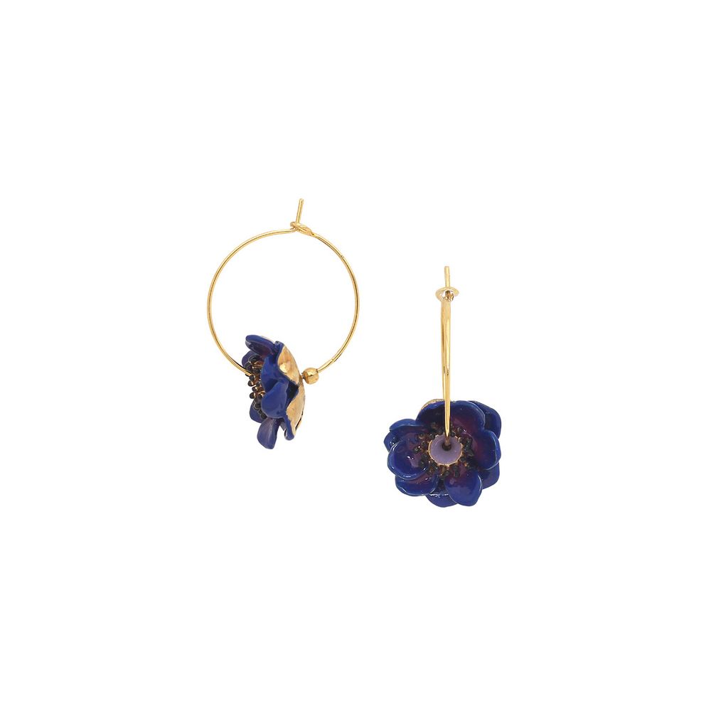 Кольцо Franck Herval, Mellina, разъемное, с цветной смолой и кристаллом, FH26.1-19-63870 (синий)