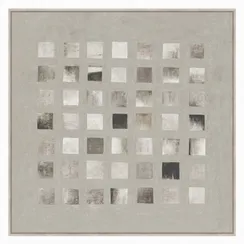 Постер Daily 100х100 см, бежевый, серый