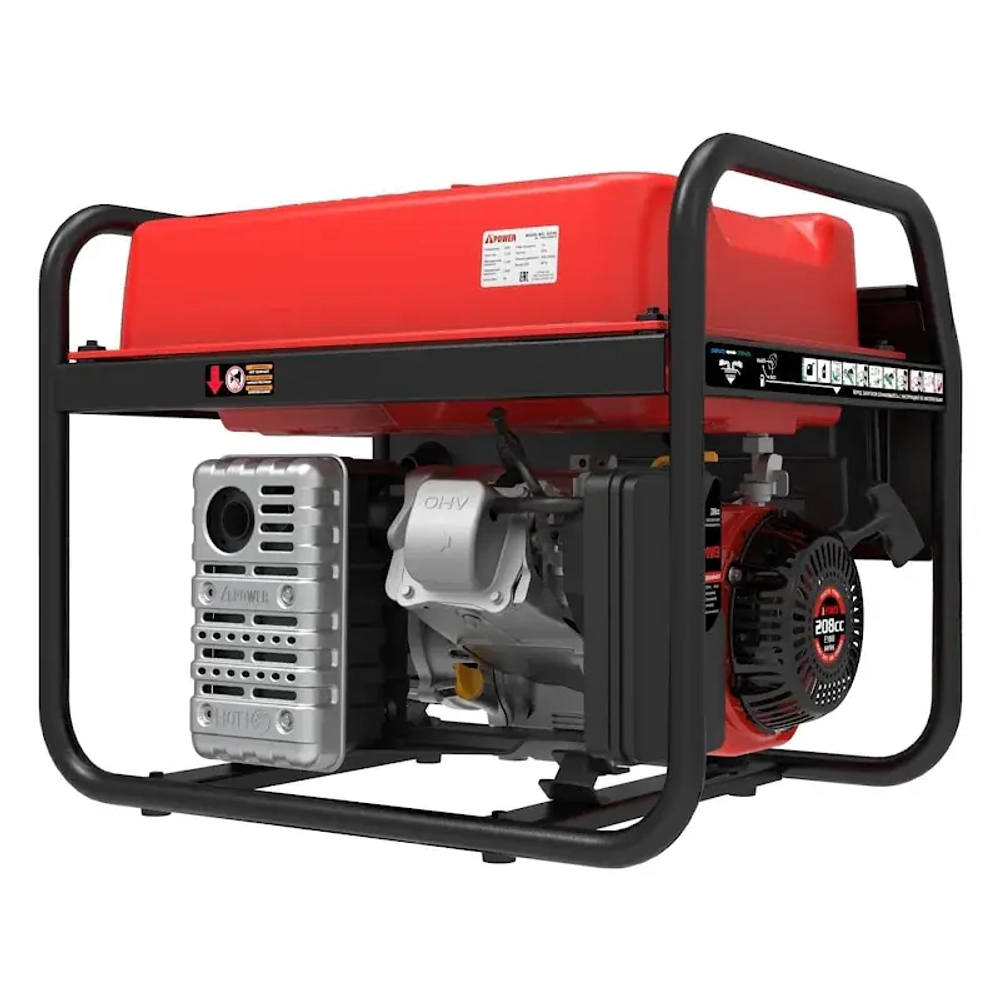 Генератор бензиновый A-iPower A3100 (2,8кВт, 230В/50Гц, ручной стартер)