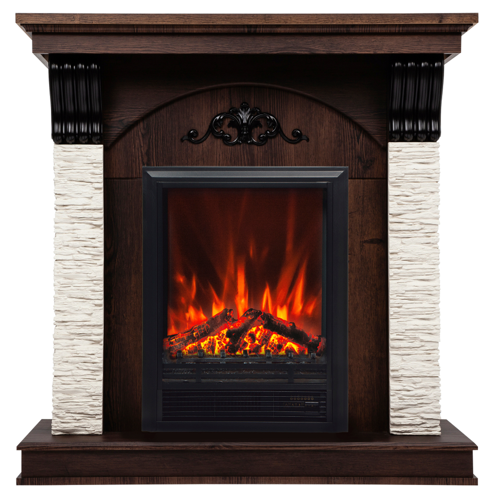 Каминокомплект Real Flame Corfino NT с очагом Eugene