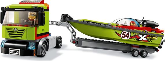 Lego konstruktor City Race Boat Transporter