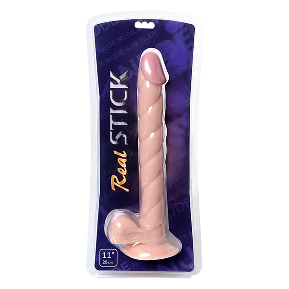 Длинный фаллоимитатор 31,5см с присоской ToyFa RealStick Nude 582014