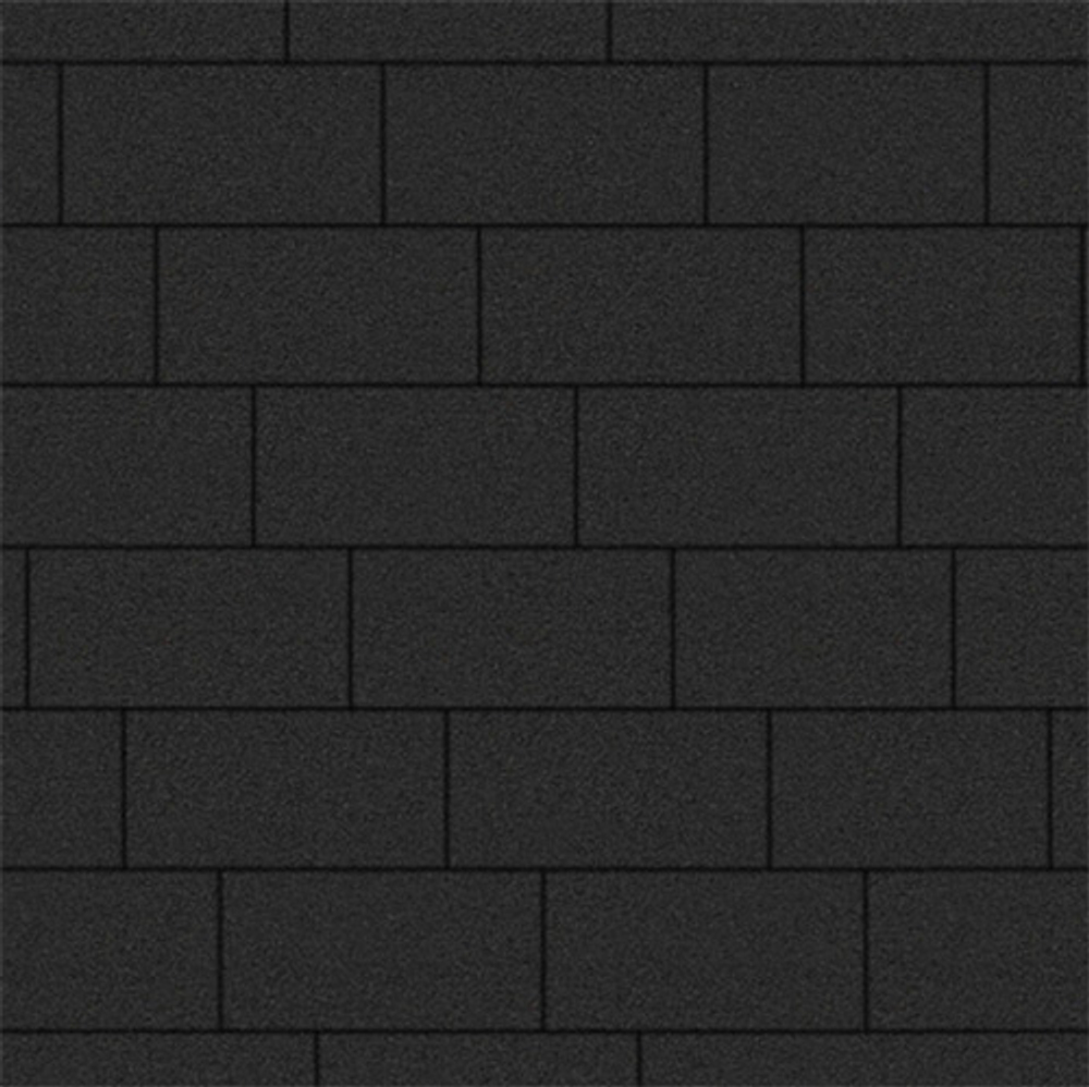 Тротуарная плитка ПРЯМОУГОЛЬНИК 300х150 мм - Гранит Черный