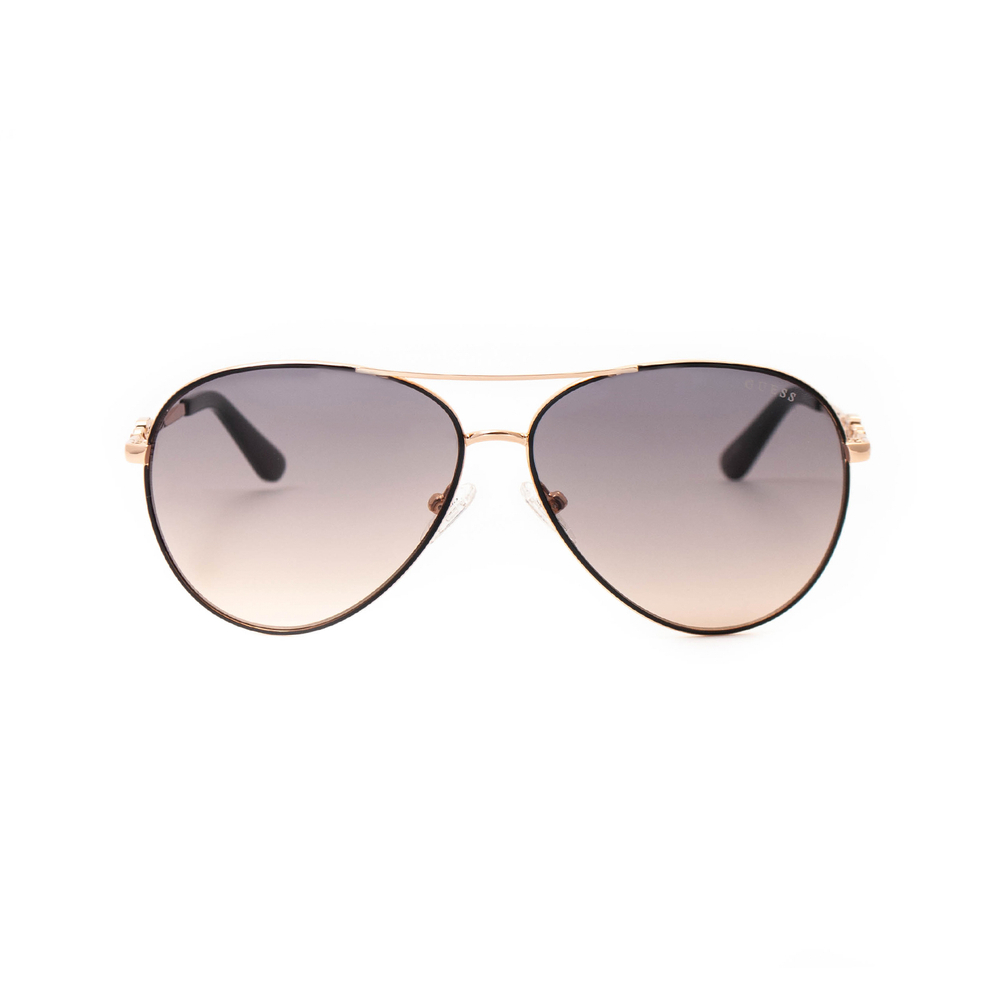 Солнцезащитные очки GUESS 7885-H 05B авиатор черные с золотом