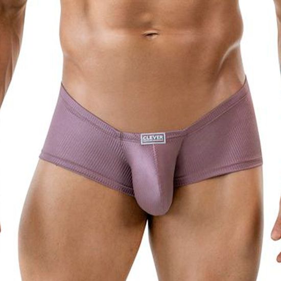 Мужские трусы хипсы коричневые Clever Moda AURA TRUNKS 184419