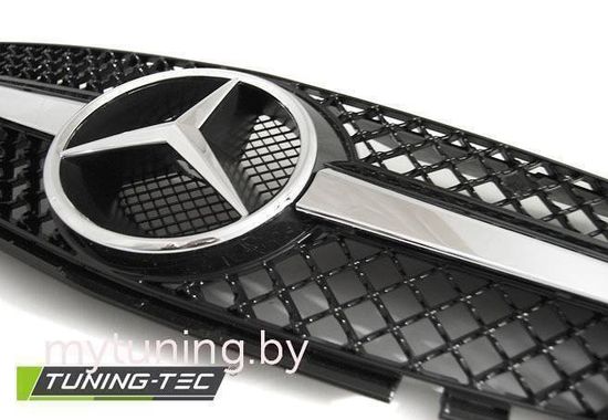 Решетка радиатора CL63 STYLE BLACK CHROM для Mercedes SL R230