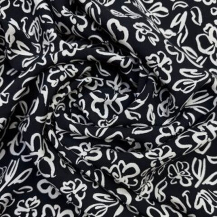 Ткань Вискоза с принтом для платья