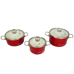 Набор эмаль 3пр.№13 цил. "Bon appetit" Vitross вишня 2/3/4л СЭ